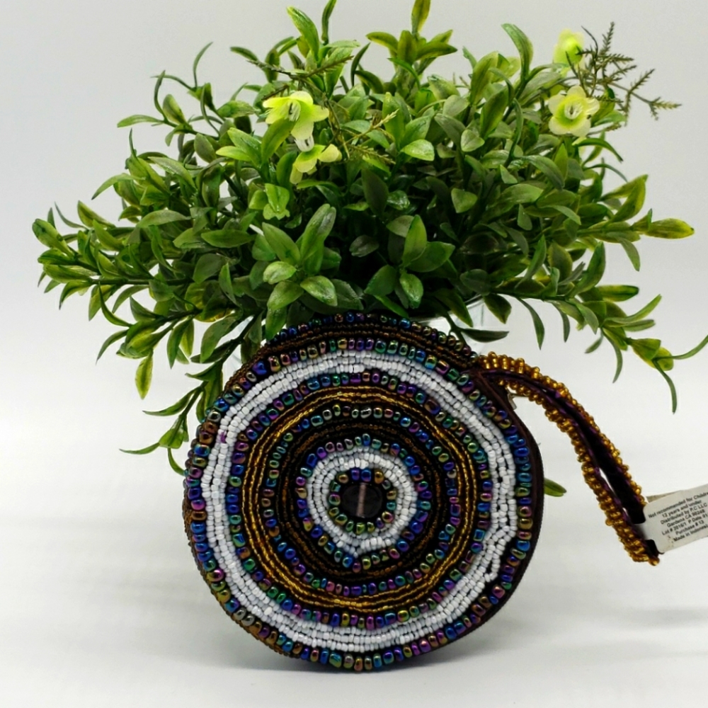 Seed Bead Coin Purse